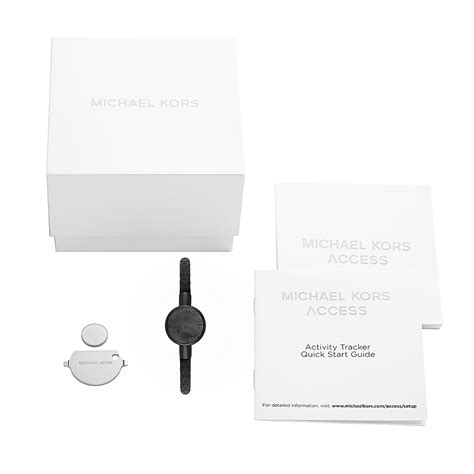 michael kors activity tracker black